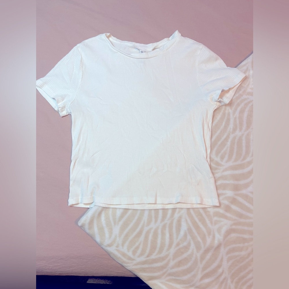 Plain White tight shirt